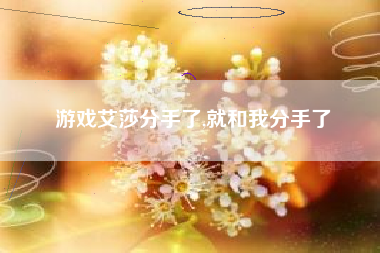游戏艾莎分手了,就和我分手了