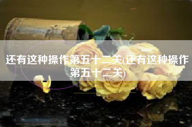 还有这种操作第五十二关(还有这种操作第五十二关)