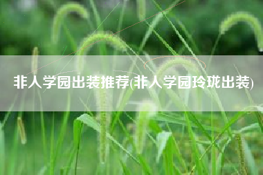 非人学园出装推荐(非人学园玲珑出装)