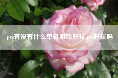 psv有没有什么单机游戏好玩,psv好玩吗